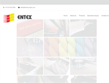Tablet Screenshot of entexcarpet.com